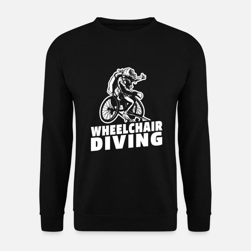 Diving Diver - Unisex Sweatshirt - black