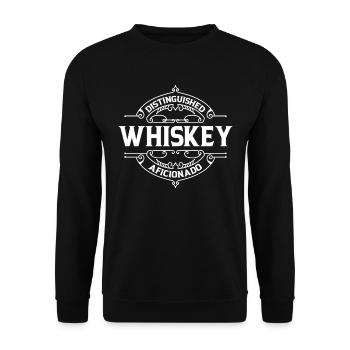 Whisky Whiskey - Unisex Sweatshirt - black - Front - Alina (178cm) & Michal (187cm)