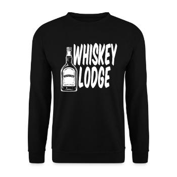 Whisky Whiskey - Sweat-shirt Unisexe - noir - Devant - Alina (178cm) & Michal (187cm)