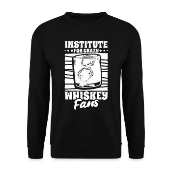 Whisky Whiskey - Sweat-shirt Unisexe - noir - Devant - Alina (178cm) & Michal (187cm)
