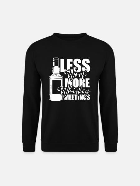 Whisky Whiskey - Sweat-shirt Unisexe - noir