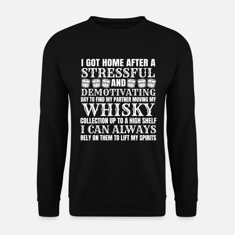 Whisky Whiskey - Unisex Pullover - Schwarz