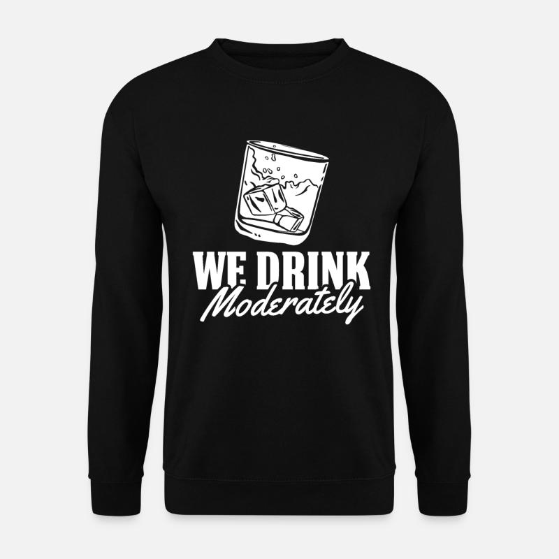 Whisky Whiskey - Unisex Pullover - Schwarz