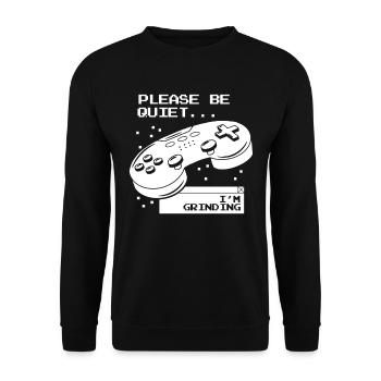 Jeux de joueurs - Sweat-shirt Unisexe - noir - Devant - Alina (178cm) & Michal (187cm)