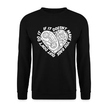 Jeux de joueurs - Sweat-shirt Unisexe - noir - Devant - Alina (178cm) & Michal (187cm)