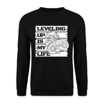 Jeux de joueurs - Sweat-shirt Unisexe - noir - Devant - Alina (178cm) & Michal (187cm)