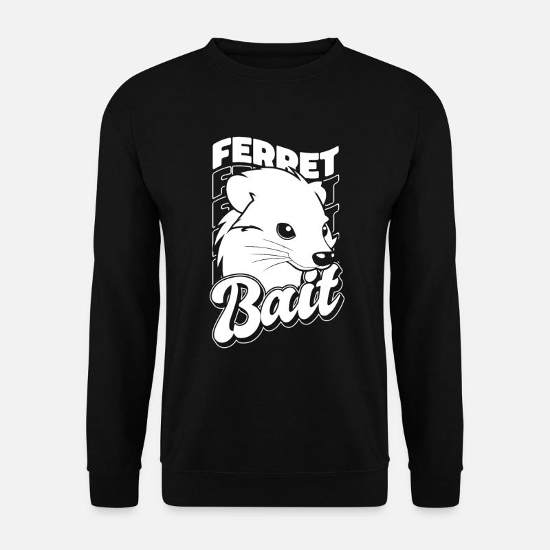 Frettchen Iltis - Unisex Pullover - Schwarz
