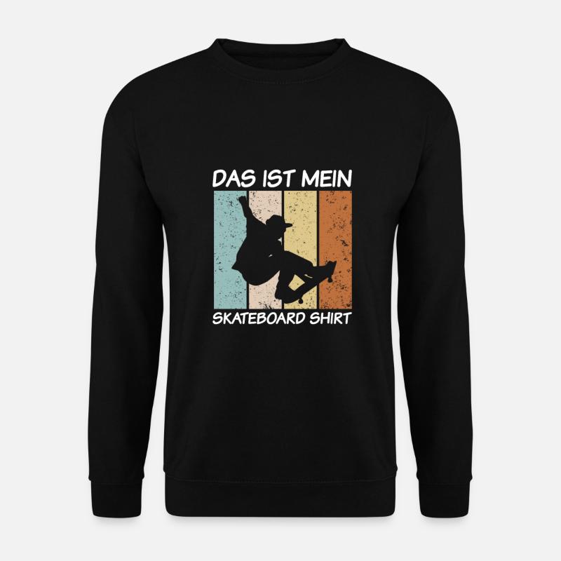 Das ist mein Skateboard Shirt - Unisex Pullover - Schwarz