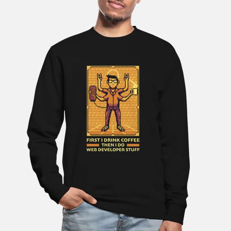 Web Entwickler Webdeveloper Kaffee Unisex Pullover