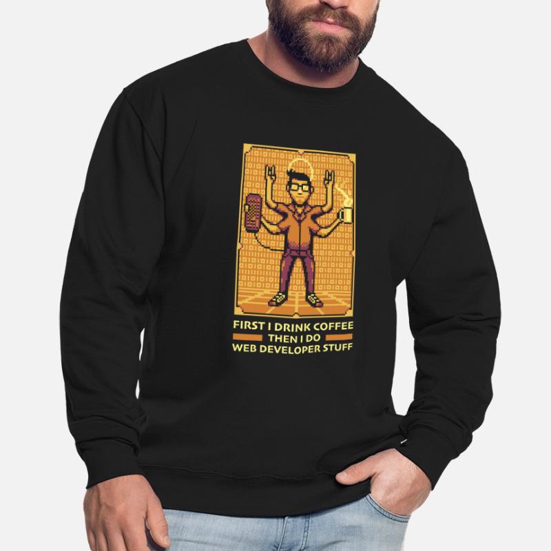 Web Entwickler Webdeveloper Kaffee Unisex Pullover