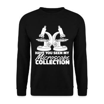 Biology Biologist - Unisex Sweatshirt - black - Front - Alina (178cm) & Michal (187cm)