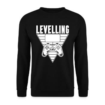 Gamer Gaming - Unisex Pullover - Schwarz - Vorne - Alina (178cm) & Michal (187cm)