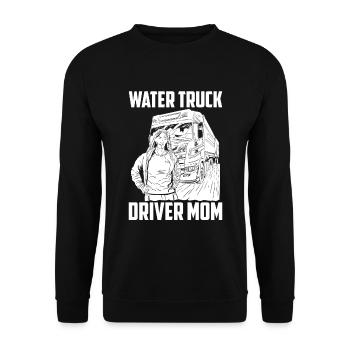 Camionneur Camionneur Camionneur Mère - Sweat-shirt Unisexe - noir - Devant - Alina (178cm) & Michal (187cm)