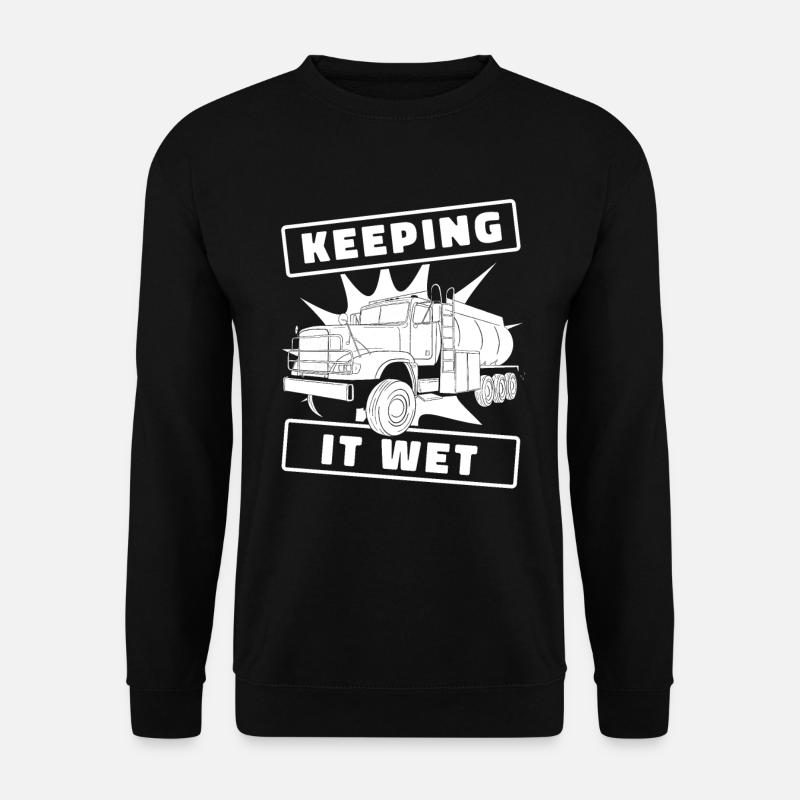 Lkw Fahrer Trucker Lastwagenfahrer - Unisex Pullover - Schwarz