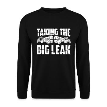 Truck Driver Trucker Truck Driver Funny - Unisex Sweatshirt - black - Front - Alina (178cm) & Michal (187cm)
