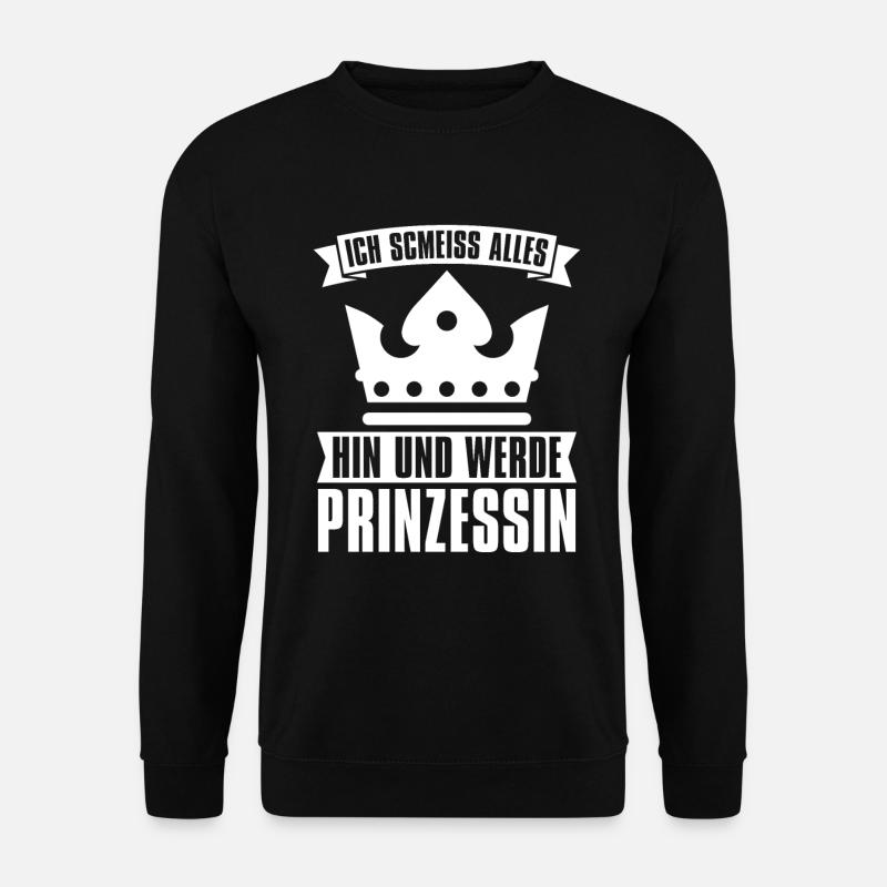 Prinzessin Witzig - Unisex Pullover - Schwarz