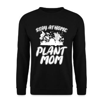 Jardinier amateur jardin maman - Sweat-shirt Unisexe - noir - Devant - Alina (178cm) & Michal (187cm)
