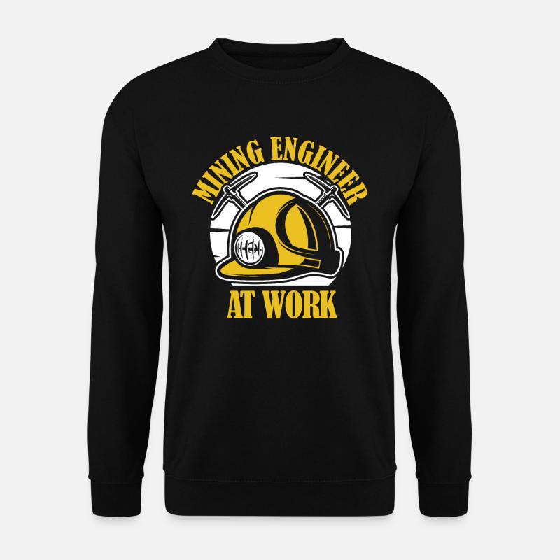 Engineer Cool Mining Engineer - Unisex Sweatshirt - black