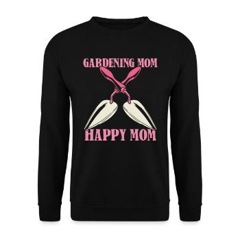 Jardinier amateur jardin mère jardin maman - Sweat-shirt Unisexe - noir - Devant - Alina (178cm) & Michal (187cm)