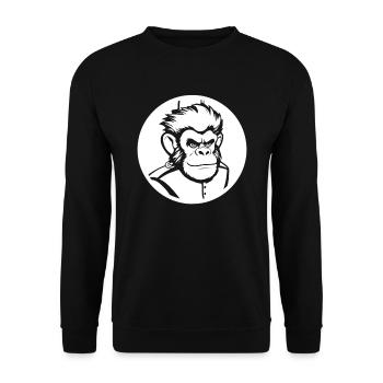 Fan train marching band - Unisex Sweatshirt - black - Front - Alina (178cm) & Michal (187cm)