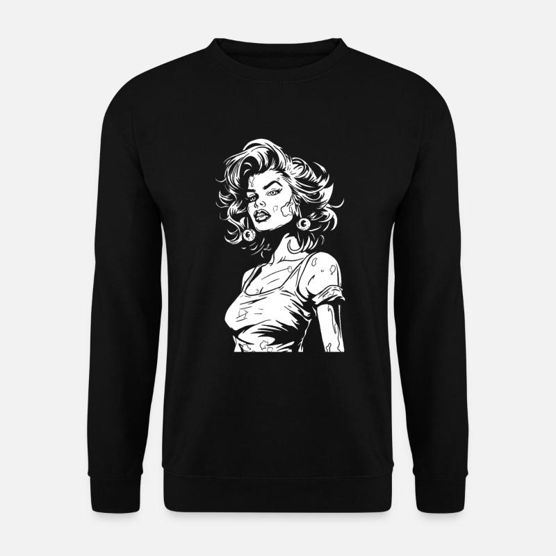Zombie Halloween - Unisex Pullover - Schwarz