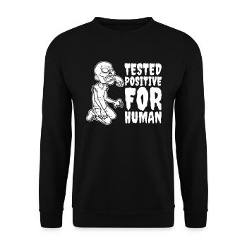 Zombie Halloween - Unisex Pullover - Schwarz - Vorne - Alina (178cm) & Michal (187cm)