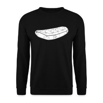 Rafting - Sweat-shirt Unisexe - noir - Devant - Alina (178cm) & Michal (187cm)