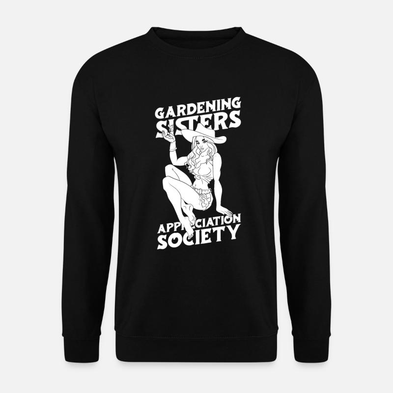Hobbygärtner Garten Gartenschwester - Unisex Pullover - Schwarz