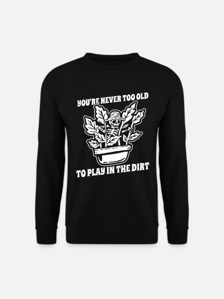 Hobbygärtner Garten Garten Opa - Unisex Pullover - Schwarz