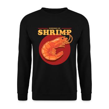 Crab Shrimp Crab Lover Crab Gift - Unisex Sweatshirt - black - Front - Alina (178cm) & Michal (187cm)