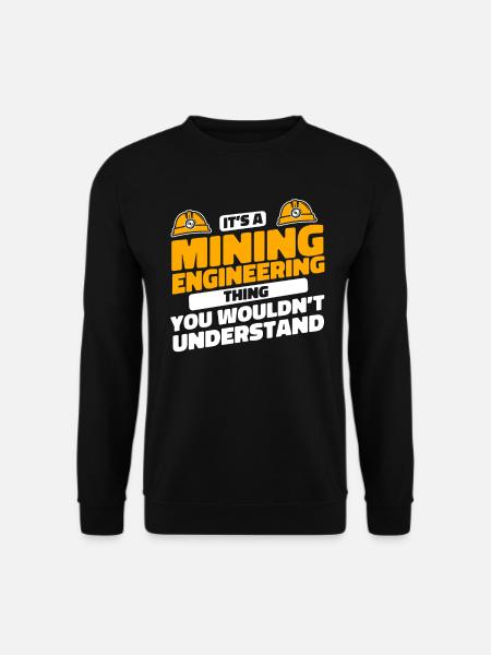 Engineer Lustig Mining Engineer - Unisex Sweatshirt - black