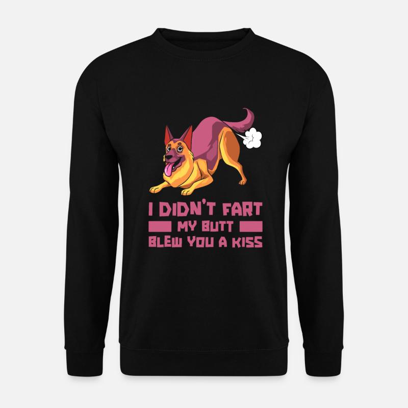 German Shepherd Funny - Unisex Sweatshirt - black