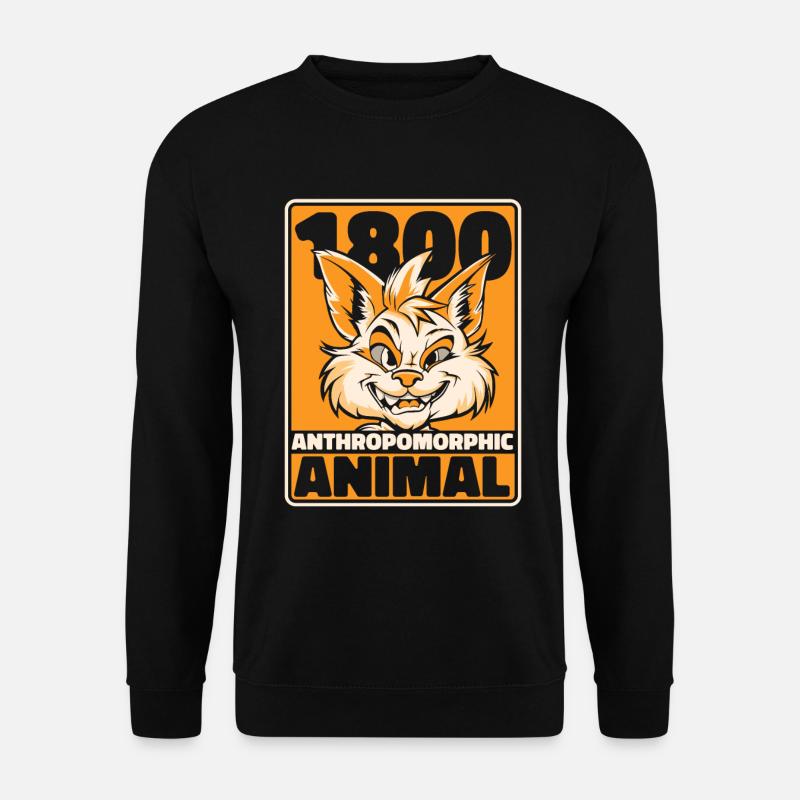 Furry Fandom Fursuits Lustig - Unisex Pullover - Schwarz