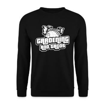 Tacos de jardin Hobby Gardener - Sweat-shirt Unisexe - noir - Devant - Alina (178cm) & Michal (187cm)