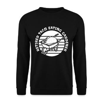 Tacos de jardin Hobby Gardener - Sweat-shirt Unisexe - noir - Devant - Alina (178cm) & Michal (187cm)