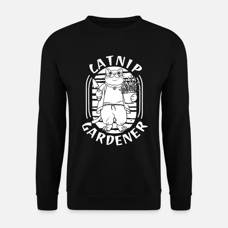 Hobbygärtner Garten Gartenkatze - Unisex Pullover - Schwarz