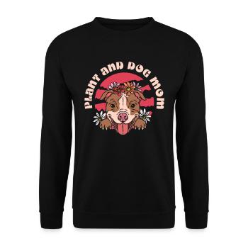 Hobby jardinier chiot de jardin chien de jardin - Sweat-shirt Unisexe - noir - Devant - Alina (178cm) & Michal (187cm)