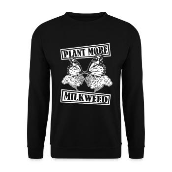 Hobby gardeners garden garden butterflies - Unisex Sweatshirt - black - Front - Alina (178cm) & Michal (187cm)
