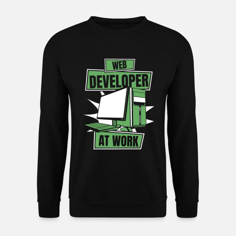 Développeur Web Webdeveloper Cool - Sweat-shirt Unisexe - noir