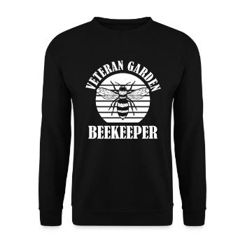 Jardinier amateur jardin abeilles de jardin - Sweat-shirt Unisexe - noir - Devant - Alina (178cm) & Michal (187cm)