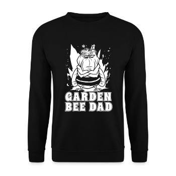 Hobby gardeners garden beekeepers garden bees - Unisex Sweatshirt - black - Front - Alina (178cm) & Michal (187cm)
