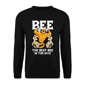 Jardinier amateur jardin ruche abeilles - Sweat-shirt Unisexe - noir - Devant - Alina (178cm) & Michal (187cm)