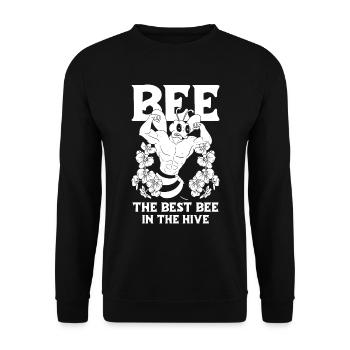 Jardinier amateur jardin ruche abeilles - Sweat-shirt Unisexe - noir - Devant - Alina (178cm) & Michal (187cm)