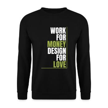 Web Developer Web Developer Love - Unisex Sweatshirt - black - Front - Alina (178cm) & Michal (187cm)