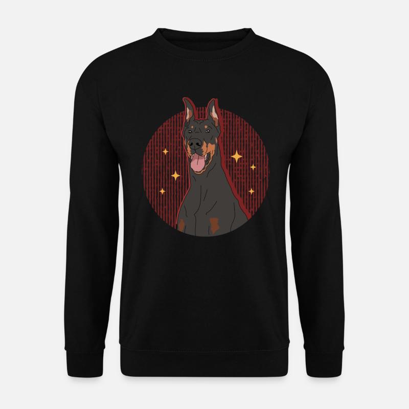 Dobermann Hundebesitzer Hunde Geschenk - Unisex Pullover - Schwarz