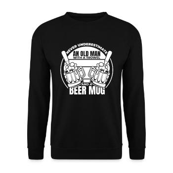 Hobby Gardener Garden Funny Garden Bière - Sweat-shirt Unisexe - noir - Devant - Alina (178cm) & Michal (187cm)