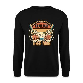 Hobby Gardener Garden Funny Garden Bière - Sweat-shirt Unisexe - noir - Devant - Alina (178cm) & Michal (187cm)
