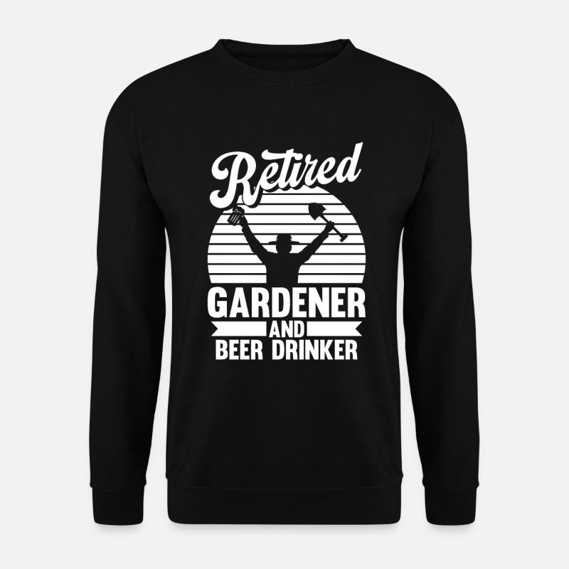 Hobbygärtner Garten Gartenbier - Unisex Pullover - Schwarz