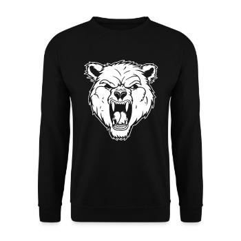 Zombie Halloween - Unisex Sweatshirt - black - Front - Alina (178cm) & Michal (187cm)