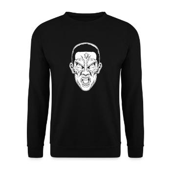 Zombie Halloween - Unisex Sweatshirt - black - Front - Alina (178cm) & Michal (187cm)
